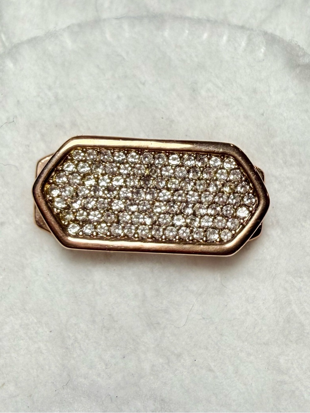 KEEP Collective Rose Gold Pave Crystal Bracelet Charm
